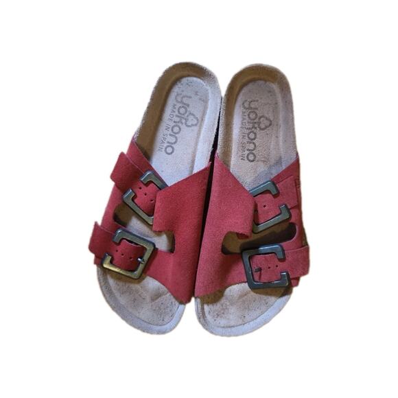 YOKONO Sandals sz 7.5 Leather Made In Spain - Picture 1 of 4